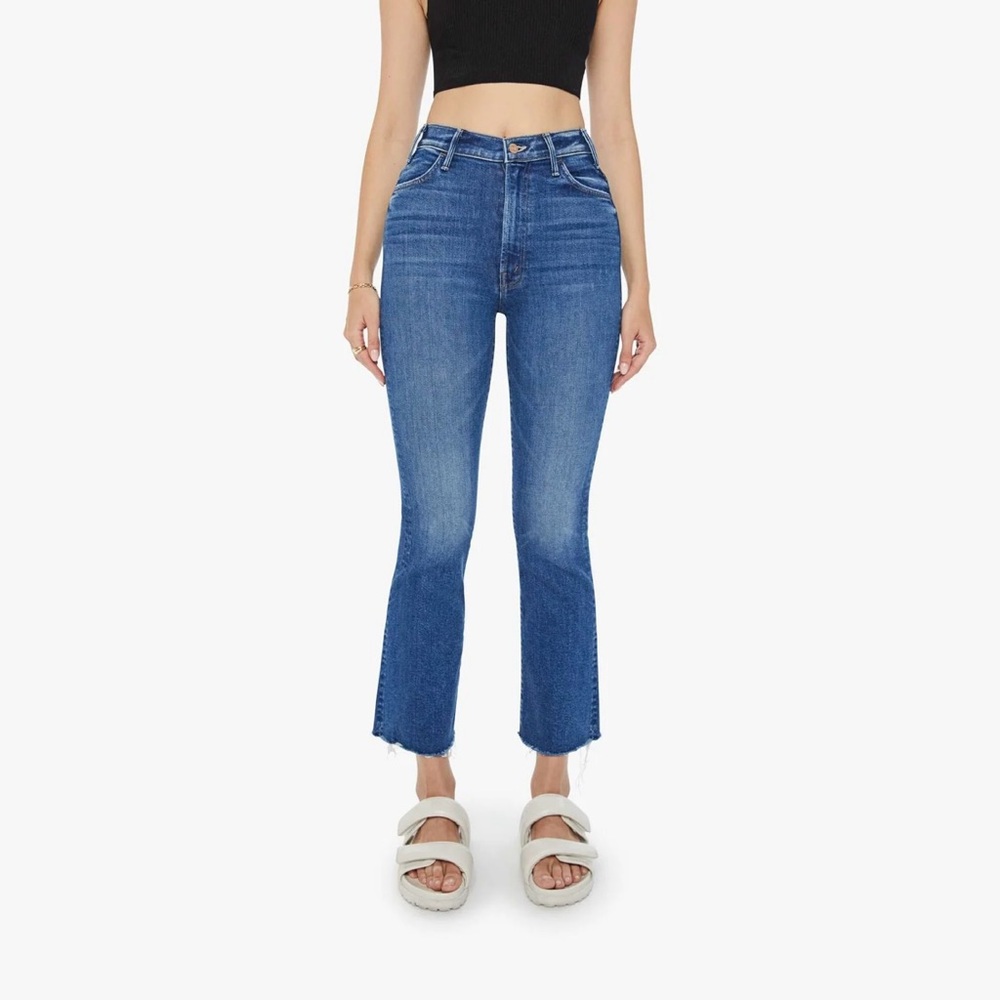 NWT Mother Petite Ankle Fray Jeans